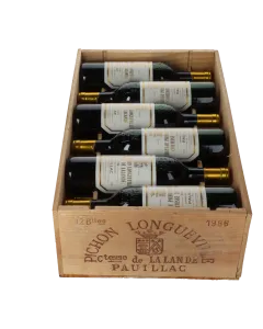 Chateau Pichon Longueville Comtesse de Lalande 2eme Cru 1986 in 12er Holzkiste