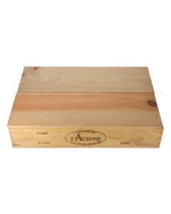 Chateau Ausone Chapelle d'Ausone 2007 in 6er Holzkiste