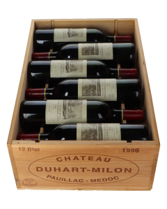 Chateau Duhart Milon 1996 in 12er Holzkiste