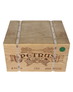 Chateau Petrus 2004 in 6er Holzkiste