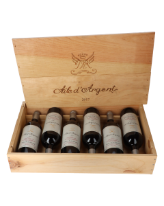 Chateau Mouton Rothschild Aile d'Argent 2017 in 6er Holzkiste
