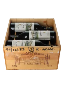 Chateau Leoville Barton Magnum 2eme Cru 1986 in 6er Holzkiste