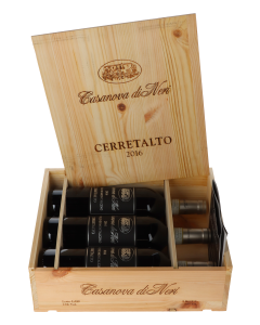 Casanova di Neri Cerretalto 2016 in 3er Holzkiste