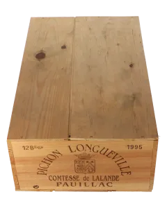 Chateau Pichon Longueville Comtesse de Lalande 2eme Grand Cru 1995 in Holzkiste