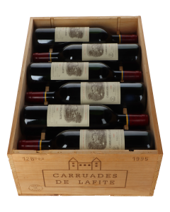Lafite Rothschild Carruades de Lafite 1995 in 12er Holzkiste