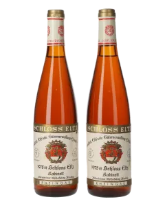 Schloss Eltz Rüdesheimer Bischofsberg Riesling Kabinett 1975 (2 Fl.)