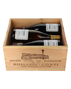 Romanee Conti Montrachet, Grands Echezeaux, Saint Vivant 2007 in 6er Holzkiste 