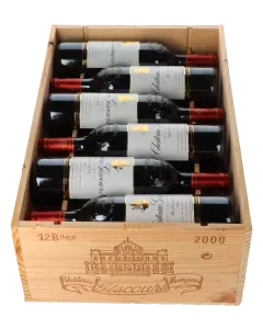 Chateau Giscours 3eme Cru 2000 in 12er Holzkiste