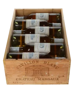 Margaux Pavillon Blanc du Chateau Margaux 1998 in 12er Holzkiste