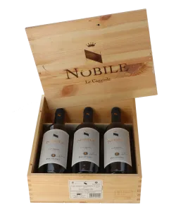 Poliziano Vino Nobile di Montepulciano Le Caggiole 2018 in 3er Holzkiste 