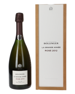 Bollinger Brut La Grande Annee Rose 2012 in 1er Holzkiste