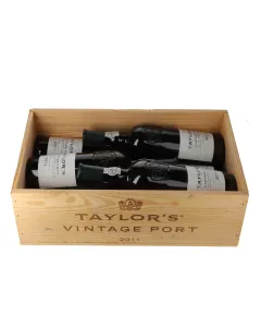 Taylors  Vintage Port (fruchtsüß) 2011in Holzkiste
