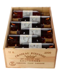 Rieussec Chateau Rieussec 1er Cru Classe (fruchtsüß) 2000 in 12er Holzkiste