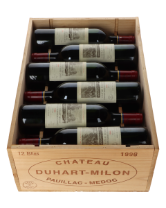 Chateau Duhart Milon 1996 in 12er Holzkiste