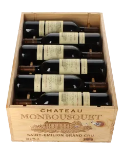 Chateau Monbousquet Grand Cru Classe 1998 in 12er Holzkiste