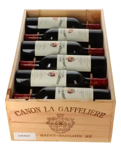 Chateau Canon la Gaffeliere 1er Grand Cru Classe B 1999 in 12er Holzkiste