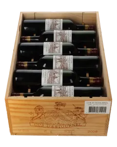 Chateau Cos d’Estournel 2eme Cru 2008 in 12er Holzkiste