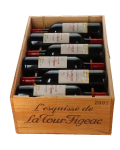 L'Esquisse de la Tour Figeac 2005 in 12er Holzkiste