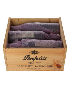 Penfolds Bin 707 Cabernet Sauvignon 1996 6er Holzkiste