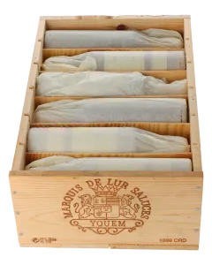Chateau d'Yquem lur Saluces (0,375) 1999 in 12er Holzkiste