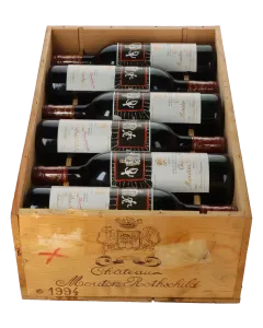 Chateau Mouton Rothschild 1er Cru 1994 in 12er Holzkiste