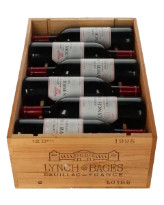 Chateau Lynch Bages 5eme Cru 1995 in 12er Holzkiste