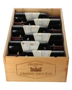 Chateau du Grand Moueys 2000 in 12er Holzkiste