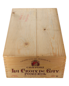 Chateau Le Croix de Gay 2000 in 12er Holzkiste