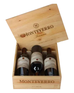 Monteverro Vertikale in 3er Holzkiste 