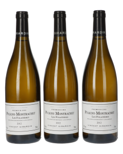 Vincent Girardin Puligny Montrachet 1er Cru Les Folatières 2012 (3 Fl.)