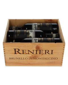 Renieri Brunello di Montalcino 2007 in 6er Holzkiste