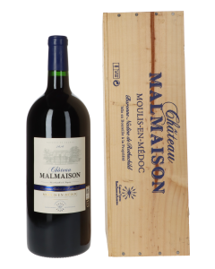 Chateau Malmaison 2010 Doppelmagnum 1er Holzkiste