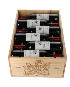 Chateau Montrose 2eme Cru 2000 in 12er Holzkiste