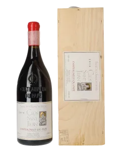 Clos Saint Jean Chateauneuf du Pape Sanctus Sanctorum 2016 in Holzkiste