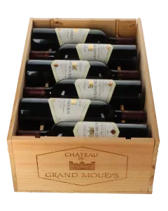 Chateau du Grand Moueys 2000 in 12er Holzkiste