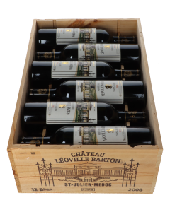 Chateau Leoville Barton 2008 in 12er Holzkiste