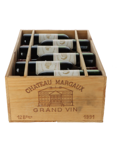 Château Margaux 1991 in 12er Holzkiste