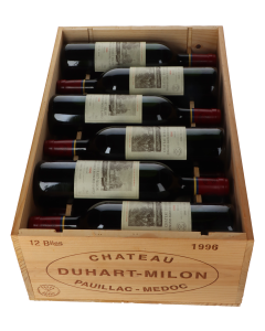 Chateau Duhart Milon 1996 in 12er Holzkiste