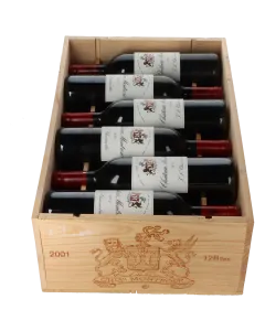Chateau Montrose 2eme Cru 2001 in 12er Holzkiste