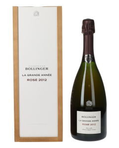 Bollinger Brut La Grande Annee Rose 2012 in 1er Holzkiste
