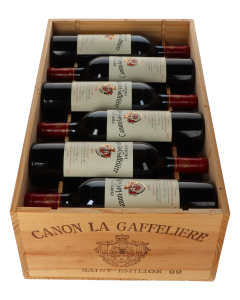 Chateau Canon la Gaffeliere 1999 in 12er Holzkiste