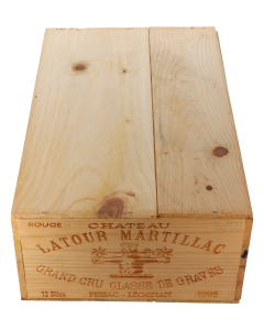 Chateau Latour Martillac 1995 in 12er Holzkiste
