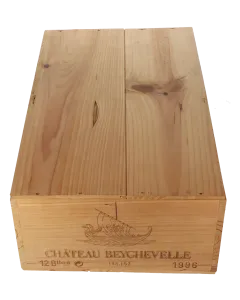 Chateau Beychevelle 4eme Cru 1996 in 12er Holzkiste