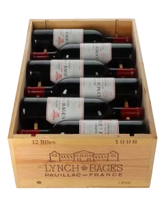 Chateau Lynch Bages    5eme Cru 1996 in 12er Holzkiste