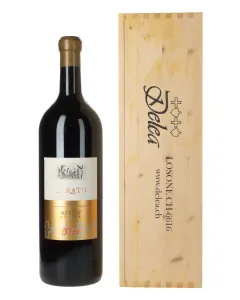 Delea Carato Riserva 2009 Doppelmagnum in Holzkiste