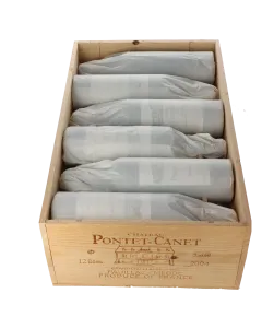 Pontet Canet Chateau Pontet Canet 5eme Cru 2004 in Holzkiste