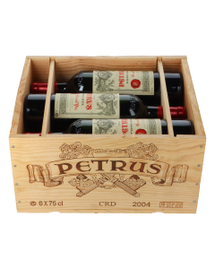 Chateau Petrus 2004 in 6er Holzkiste