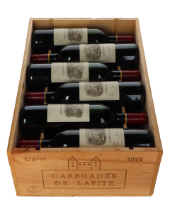 Lafite Rothschild Carruades de Lafite 1995 in 12er Holzkiste