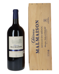 Chateau Malmaison 2010 Doppelmagnum 1er Holzkiste