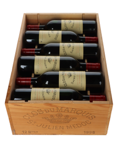 Clos du Marquis 1995 12er Holzkiste